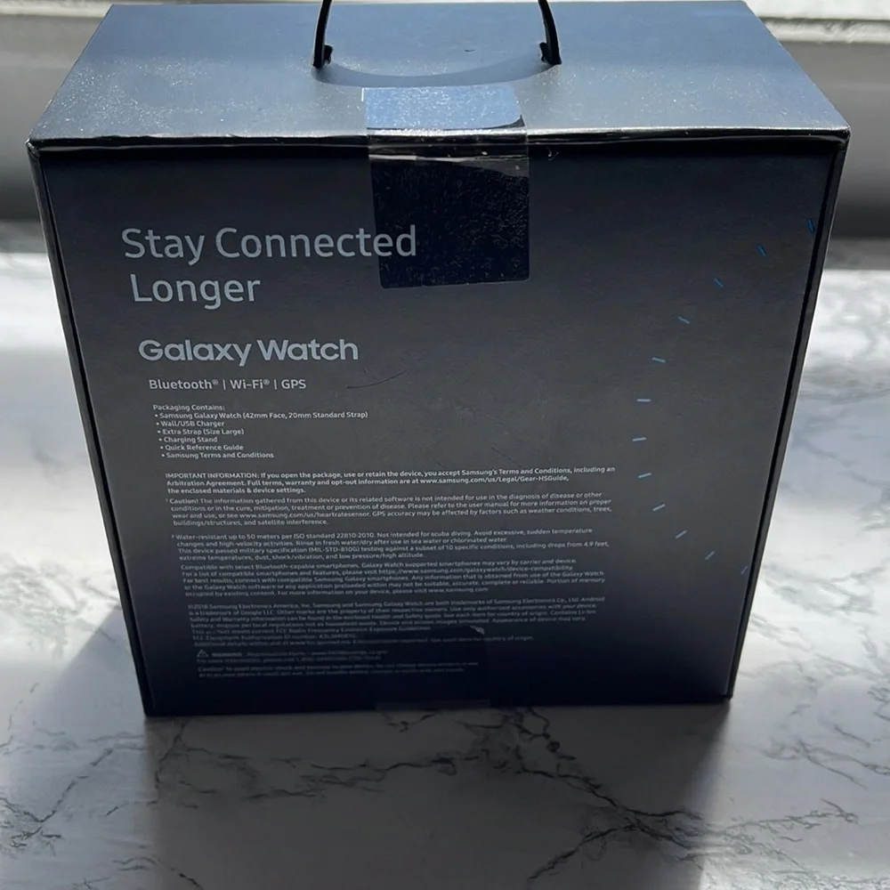 SAMSUNG GALAXY WATCH 42MM ROSE GOLD WATCH BLUETOOTH NEW IN BOX NEVER O…